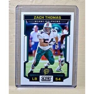 Zach Thomas 2023 Panini NFL #279 Score Football Card Miami Dolphins